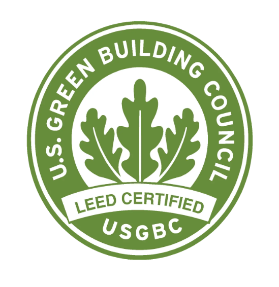 LEED Certified badge from the U.S. Green Building Council.