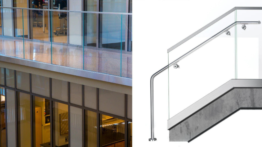 Safety Glass Railing A Guide to Commercial Railing Systems and Materials