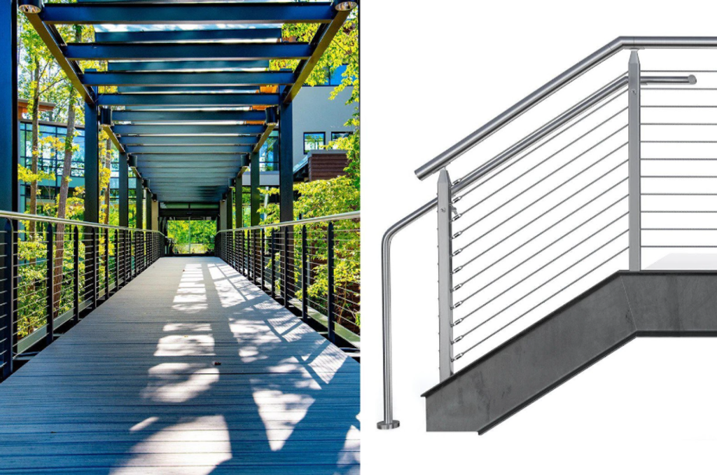 Cable Rails Production A Guide to Commercial Railing Systems and Materials