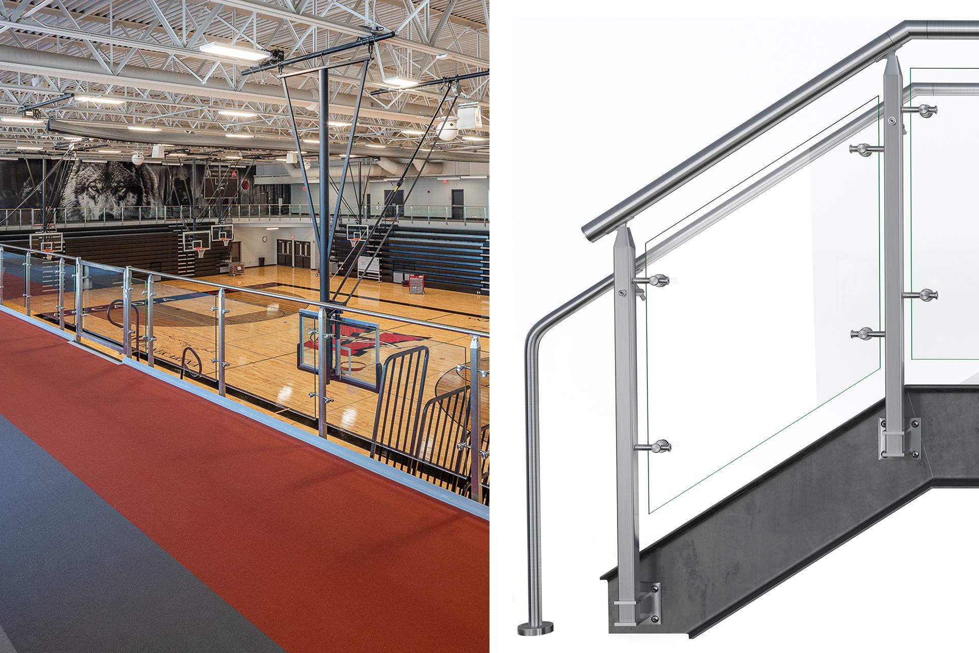 Cube glass wanek fitness center
