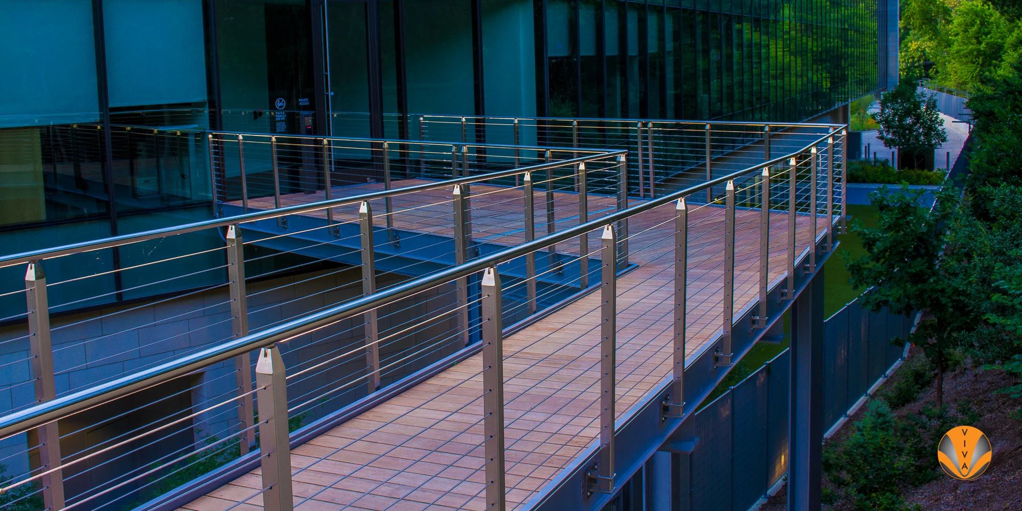 Modern OutdoorCable Stair Railing