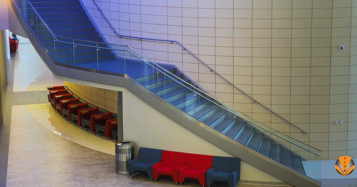 Curved Glass Staircase