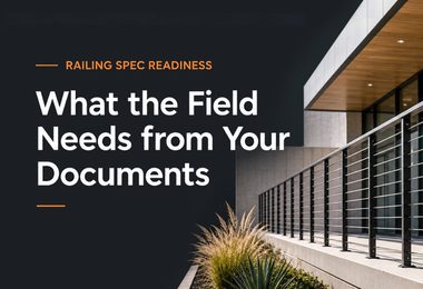Railing Spec Readiness What the Field Needs