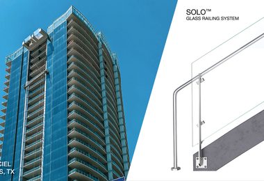 SOLO Ornamental Stainless Steel Glass Railing System