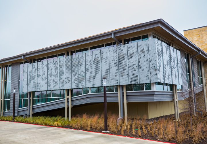 Wall systems fotofacade stephen terrell rec center