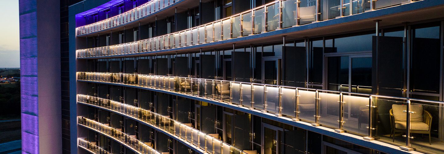 Led Glass Railing Commercial LED Illuminated Railings: A Bright Idea for… | VIVA Railings