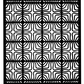 PO 03 BLOEMEN PANEL BLACK