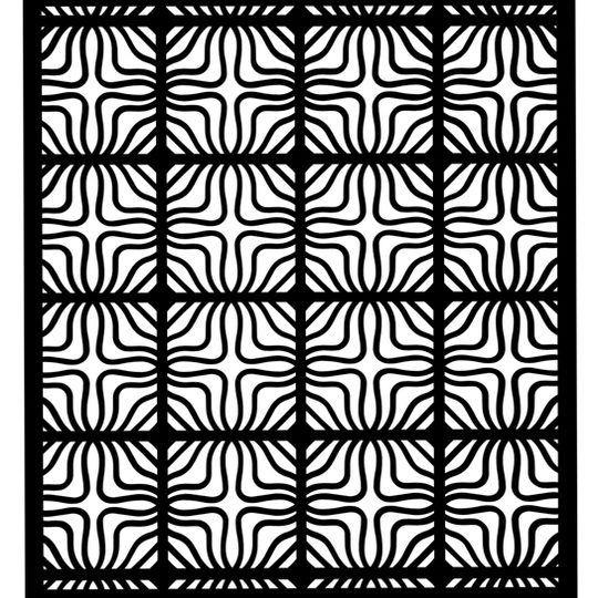 PO 03 BLOEMEN PANEL BLACK