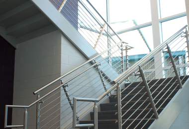 handrail meeting ANSI handrail requirements