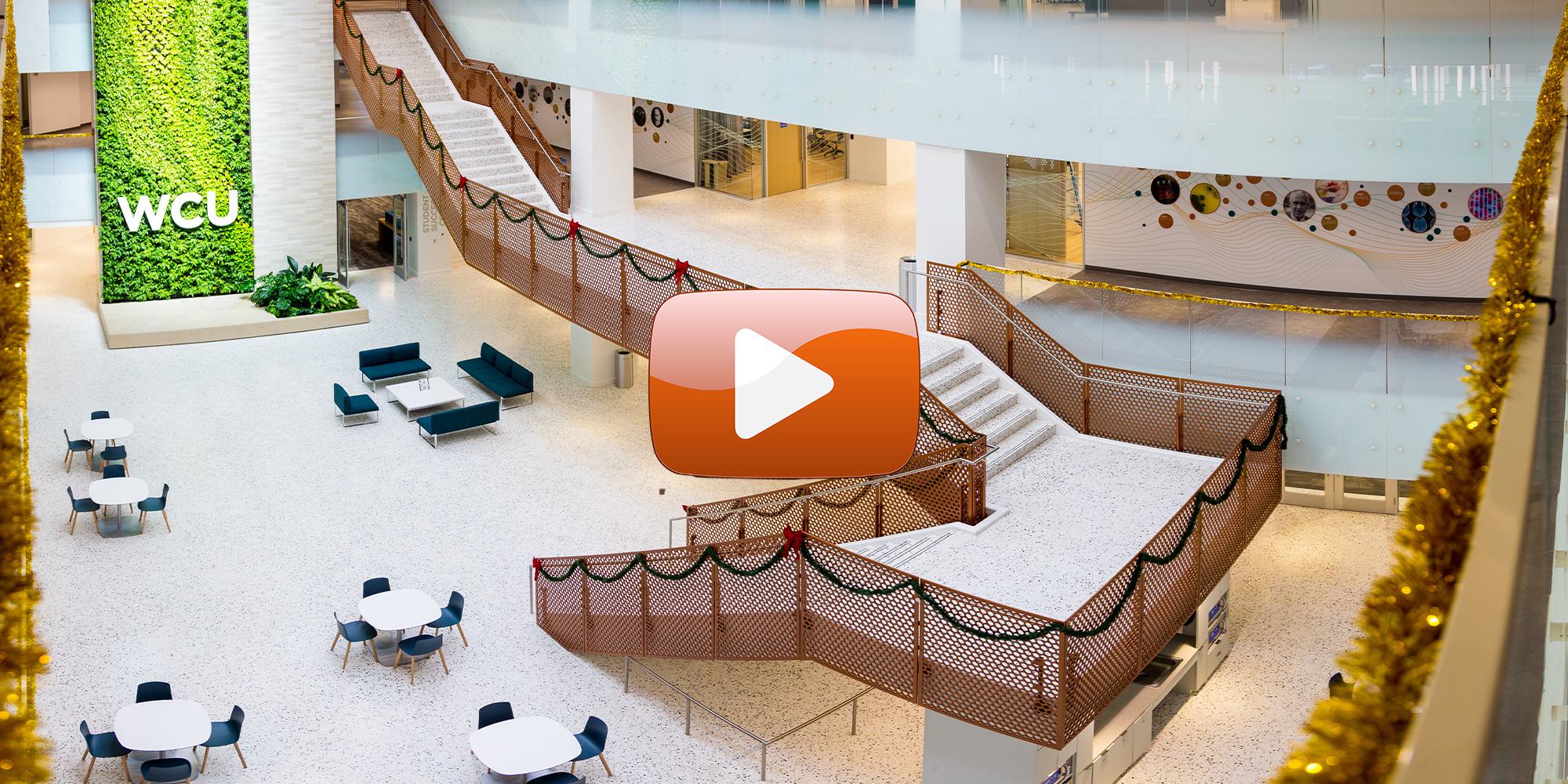 Viva railings west coast university struc metal panel railing system