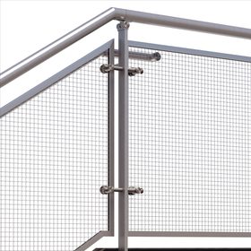 Beacon wire mesh railing