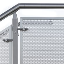 Cube perf panel railing system side view