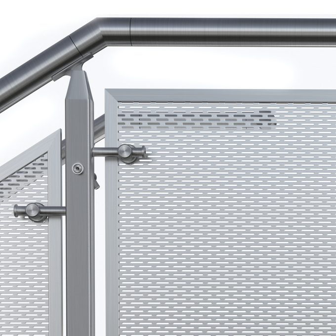 Peraped Railing Perforated Metal Railing Systems | Viva Railings