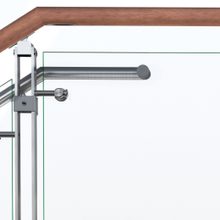 BLADE GLASS RAILING SIDE VIEW