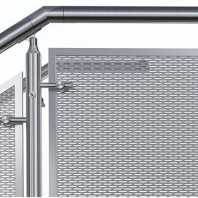 Circa perf metal panel railing system