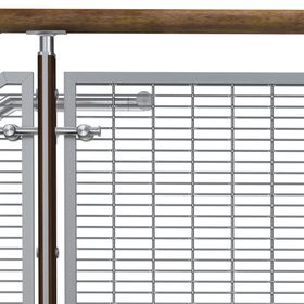 Fin wire mesh panels