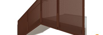 Frame Metal Panel Railing System 1