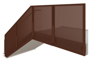 Frame Metal Panel Railing System 1