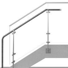 SOLO™ Stainless Steel Glass Railing