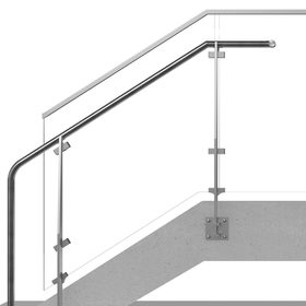 SOLO™ Stainless Steel Glass Railing