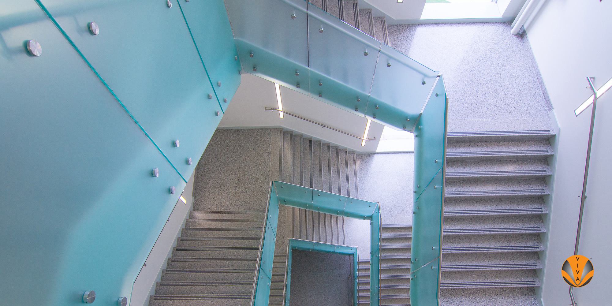 VIEW Button Structural Glass Balustrade Railing System