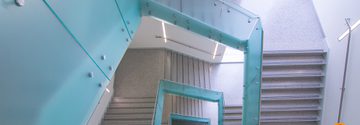 VIEW Button Structural Glass Balustrade Railing System