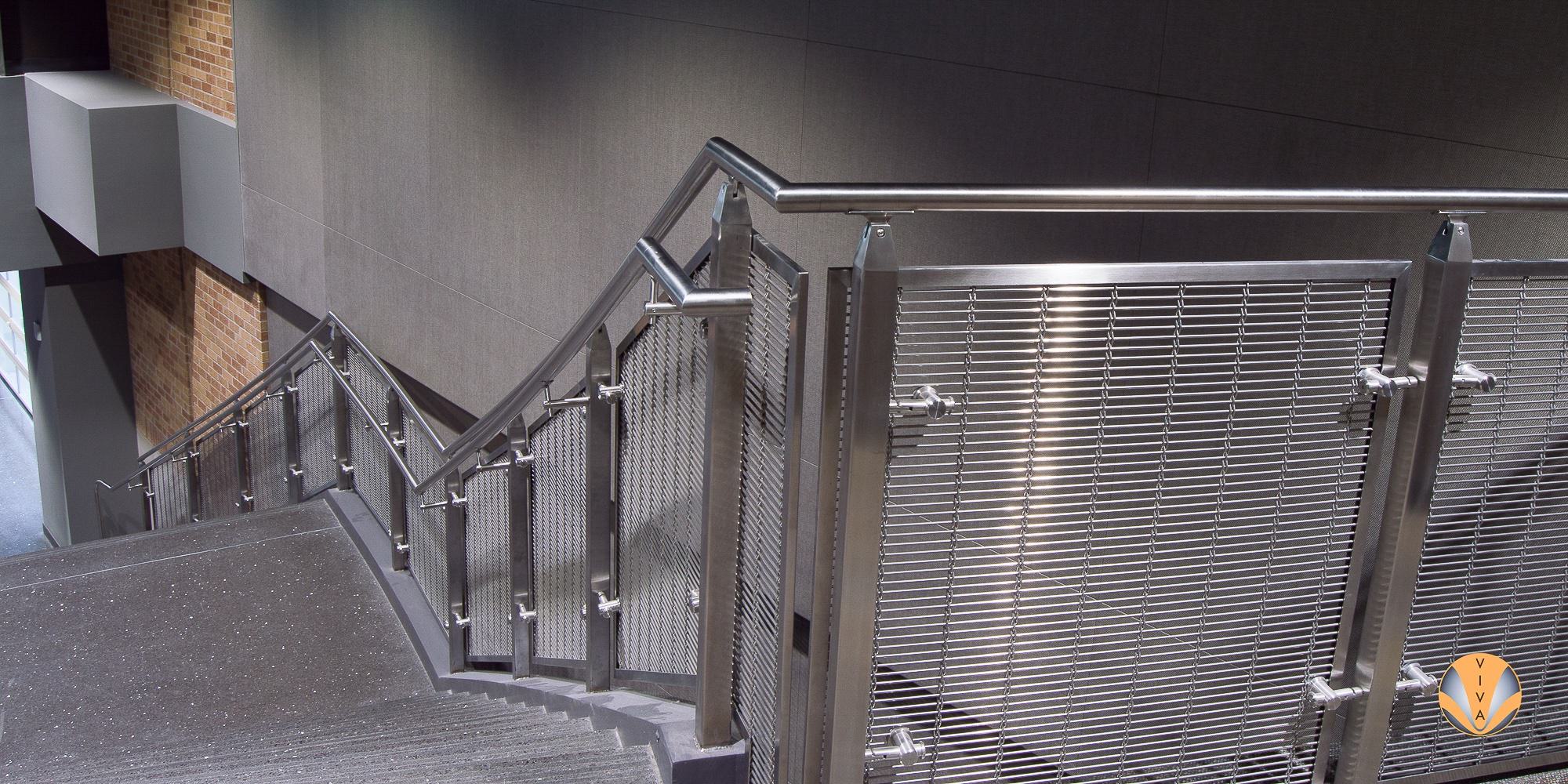 CUBE Wire Mesh Railing System