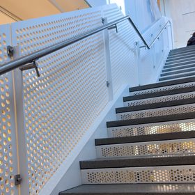 METAL PANEL RAILING SYSTEM STRUC BROOKLYN HEIGHTS LIBRARY 3 of 15