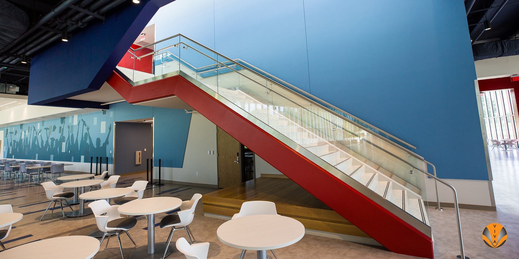 DALLAS COLLEGE CEDAR VALLEY SHOE GLASS WITH LED HANDRAIL IRAIL 2 of 18