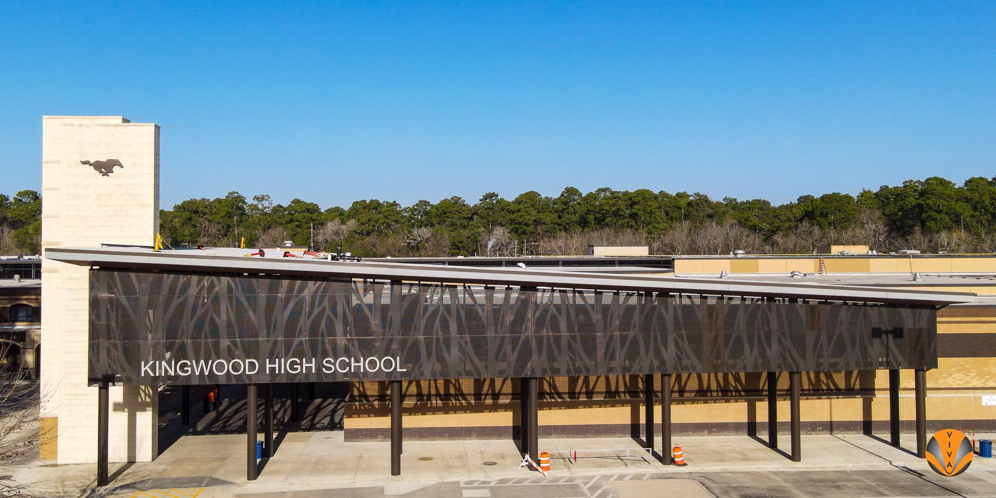 CUSTOM WALL PANELS WALL SYSTEMS KINGWOOD HIGH SCHOOL 1 of 13