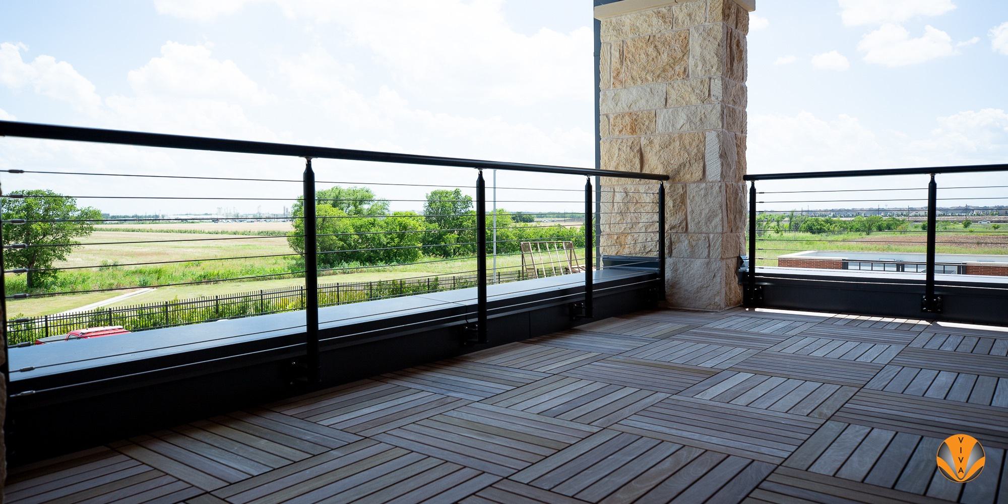 PROSPER FIRE STATION AND ADMIN CIRCA CABLE OUTDOOR BALCONY RAILING 1 of 6