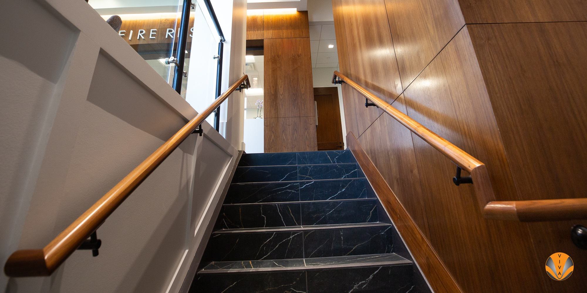 PROSPER FIRE STATION AND ADMIN WOOD WALL RAIL HANDRAIL 2 of 8