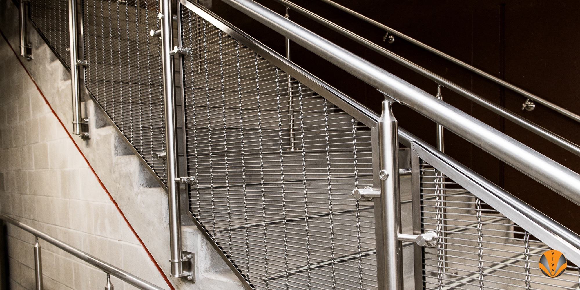 TFC PARKING GARAGE CIRCA WIRE MESH RAILINGS FSR 5 6 of 8