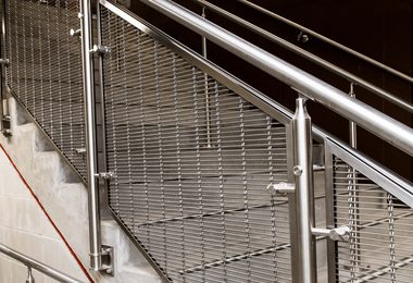 TFC PARKING GARAGE CIRCA WIRE MESH RAILINGS FSR 5 6 of 8