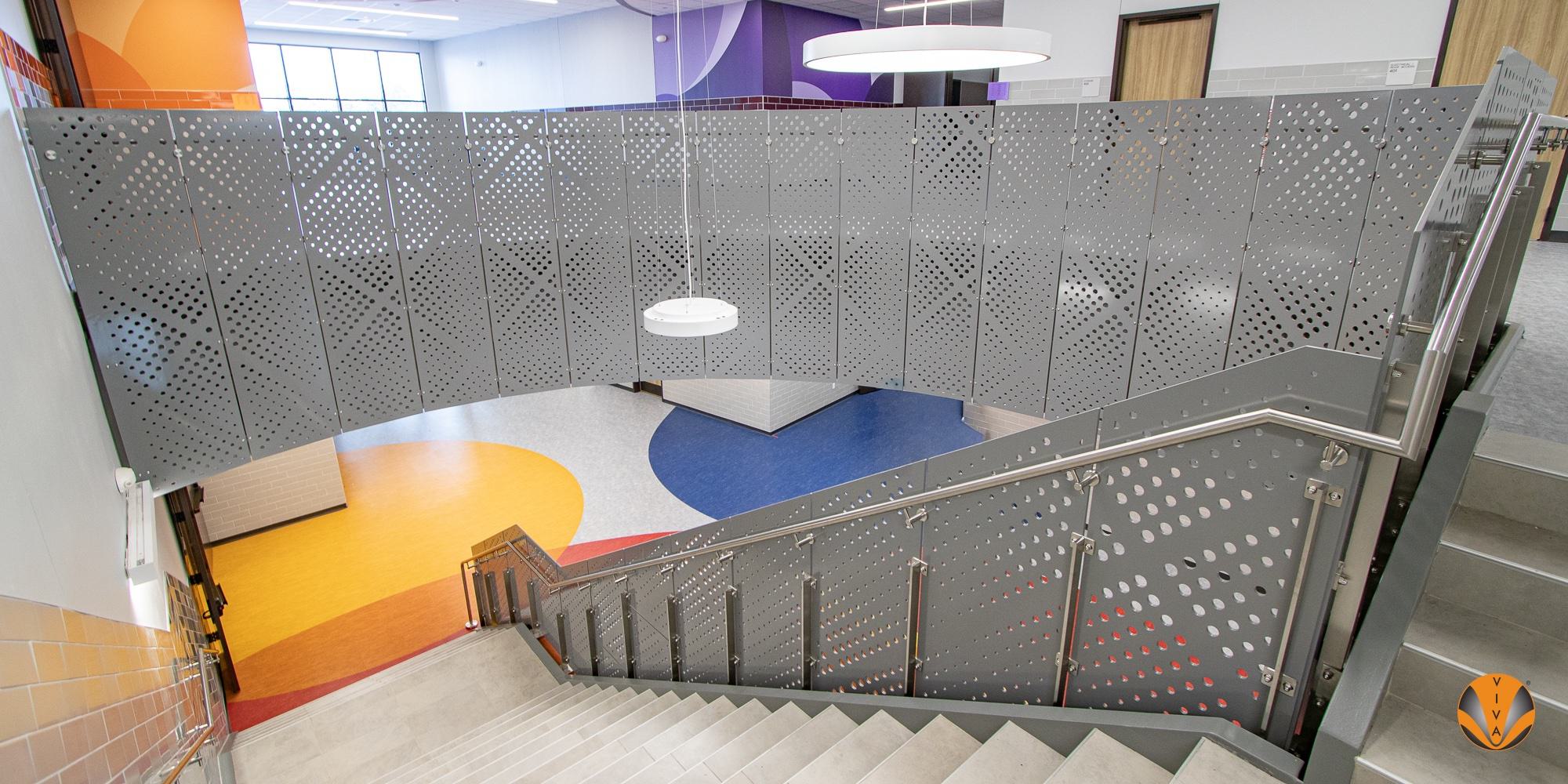 METAL PANEL RAILING SYSTEM STRUC ADELTON ELEMENTARY 08 of 24