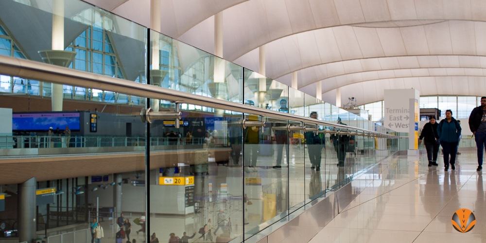DENVER INTERNATIONAL AIRPORT SHOE GLASS AND WINDWALL RAILING 2 of 26