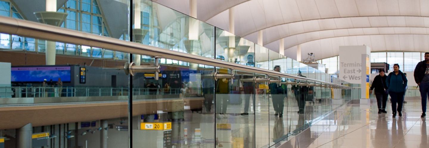 DENVER INTERNATIONAL AIRPORT SHOE GLASS AND WINDWALL RAILING 2 of 26