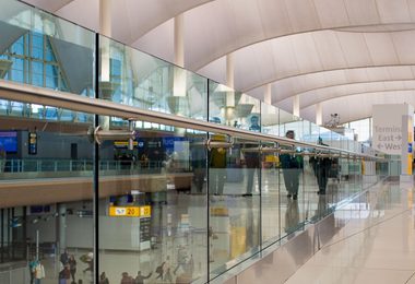 DENVER INTERNATIONAL AIRPORT SHOE GLASS AND WINDWALL RAILING 2 of 26