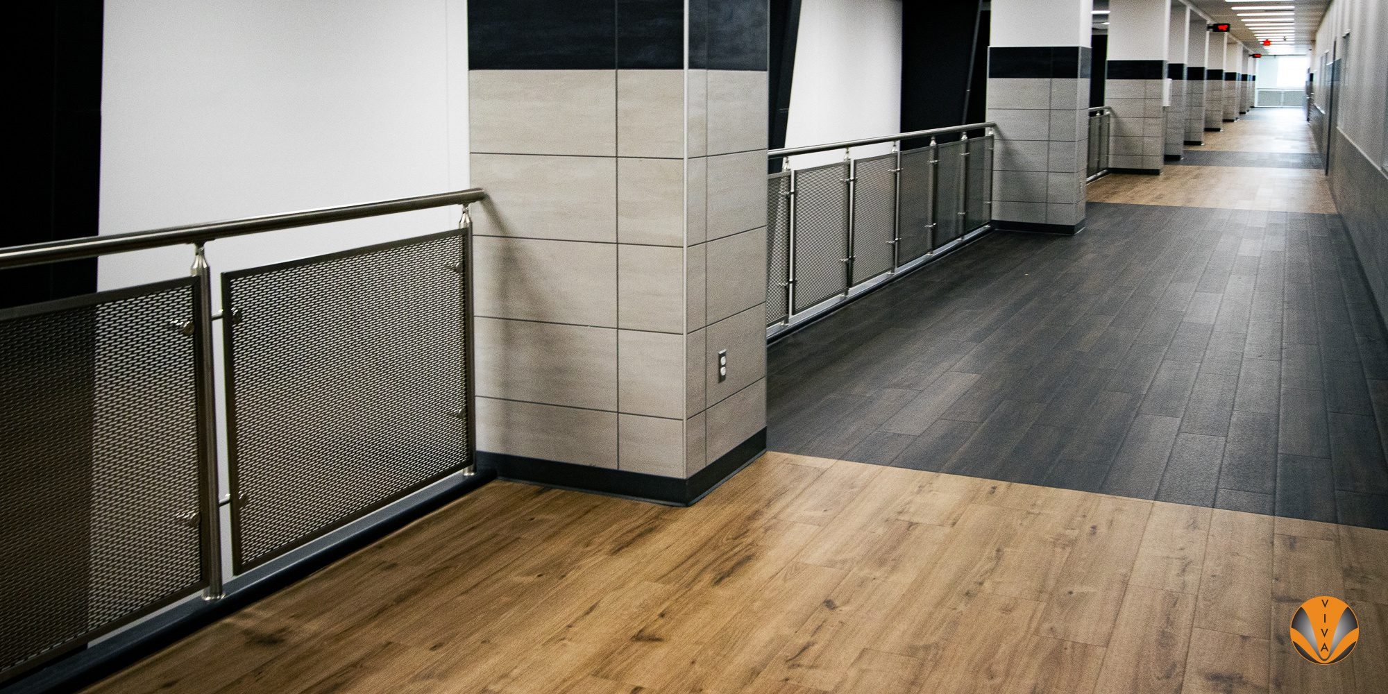 Perf Railing Patterns Galena Park High School - CIRCA Perf | VIVA Railings