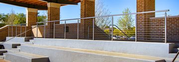 CABLE RAILING POST METAL CIRCA ST MARKS ATHLETICS 28 of 29