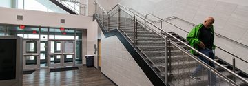 WIRE MESH POST RAILING WYLIE ISD HIGH SCHOOL 27 of 41