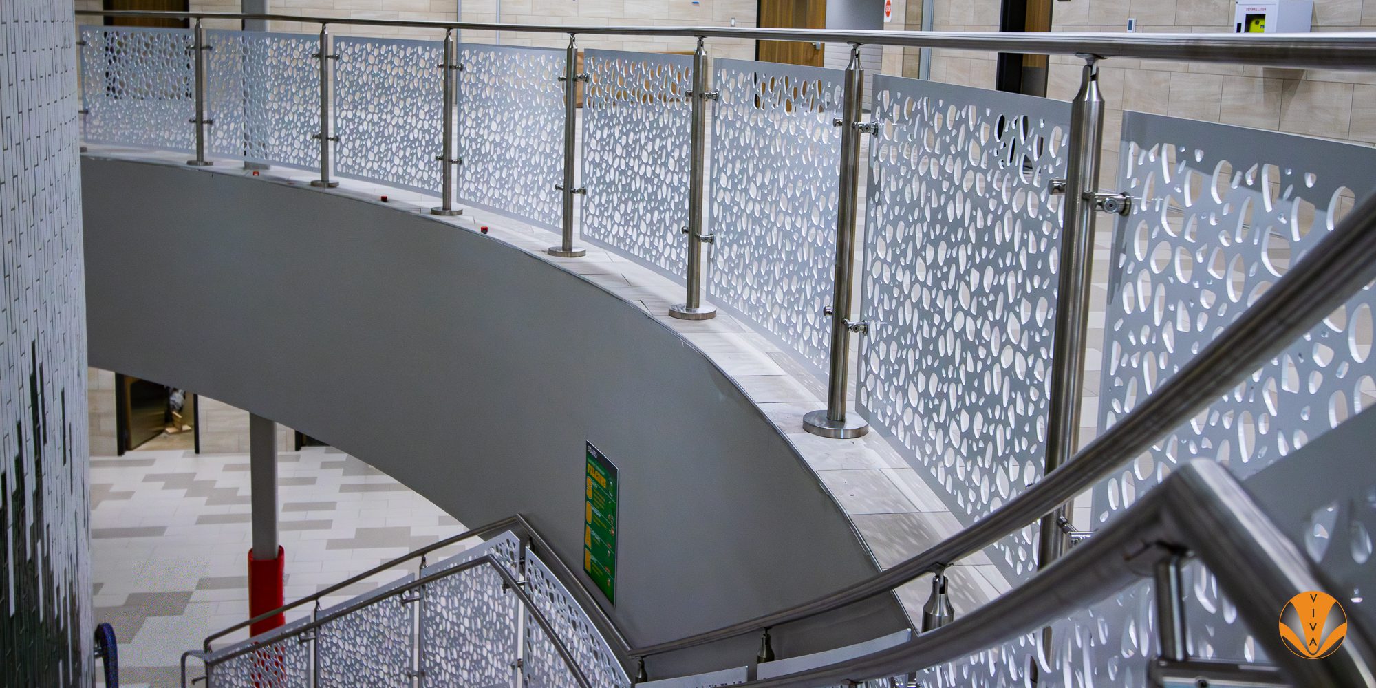 Fairview Elementary School - CIRCA Laser Cut | VIVA Railings