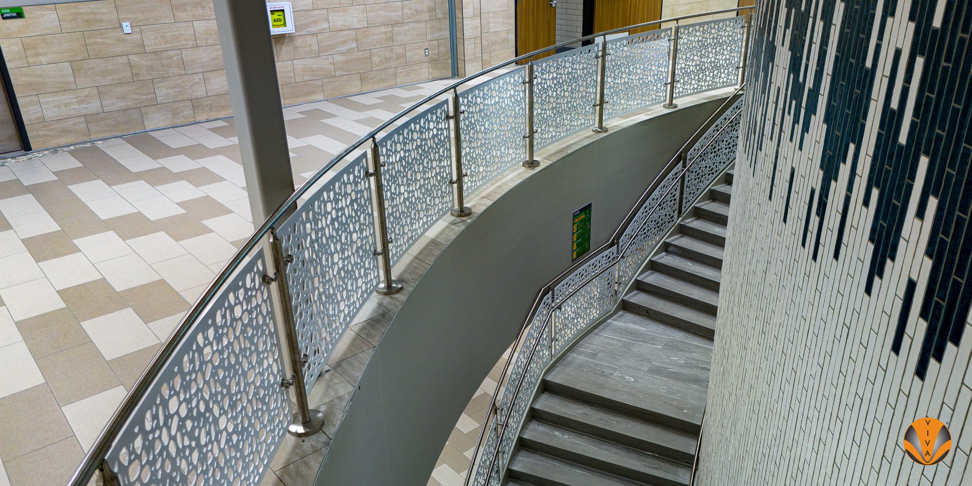 Fairview Elementary School - CIRCA Laser Cut | VIVA Railings