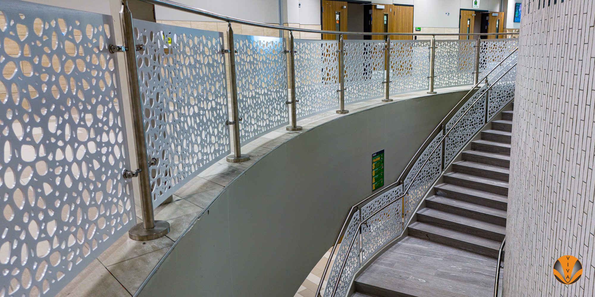 Fairview Elementary School - CIRCA Laser Cut | VIVA Railings
