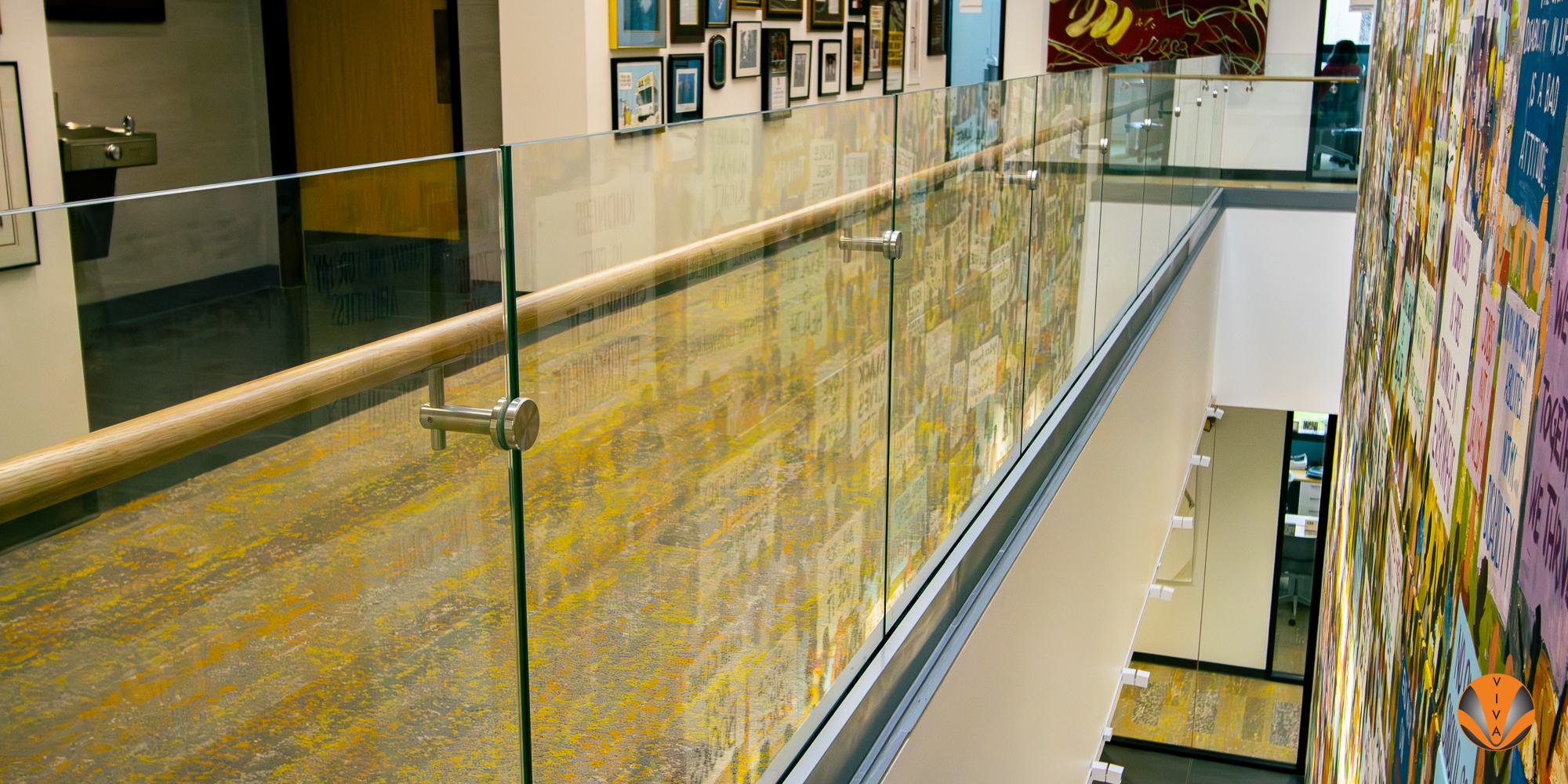 Mezzanine Glass Guardrail