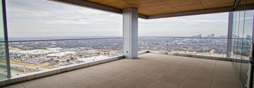 STRUCTURAL GLASS ALUMINUM RAILING RYAN TOWER 1 of 12