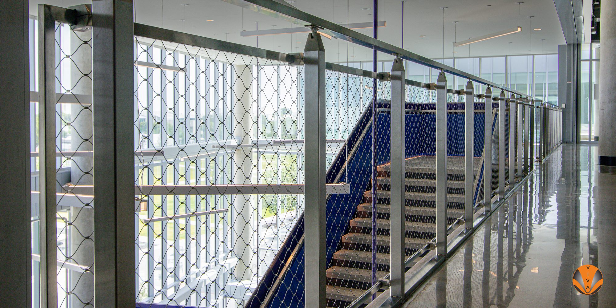 Tccd Math Building Tarrant County College NW Campus - CUBE Cablenet | VIVA Railings
