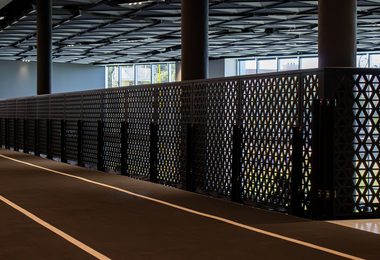STRUC METAL PANEL RAILING TCU HUMAN PERFORMANCE CENTER 39 of 49