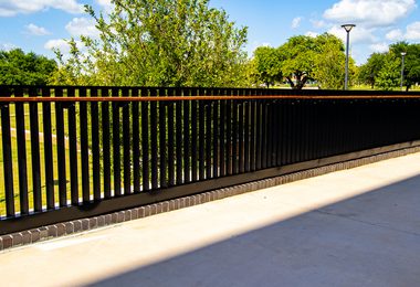 PICKET PANEL RAILING TEMPLE COLLEGE SLAT 15 of 30