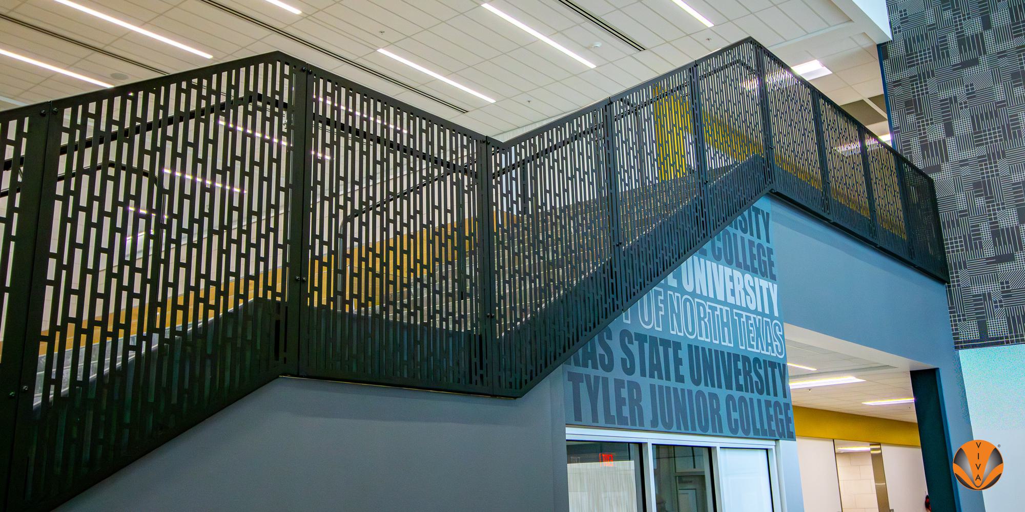 FOLD METAL PANEL RAILING EARLY COLLEGE HIGH SCHOOL TYLER 15